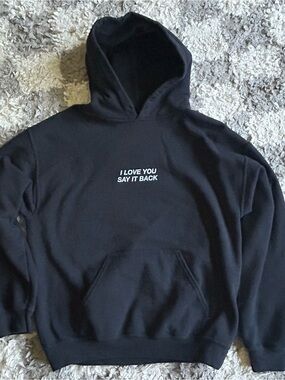 LONELY GHOST Black Hoodie
